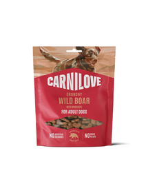 CARNILOVE Dog Crunchy Snack Wild Boar 200g chrupiące przysmaki z dzikiem dla dorosłych psów