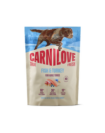 CARNILOVE True Fresh Dog Fish and Turkey Adult 1,5 kg sucha karma świeża ryba i indyk dla dorosłych psów