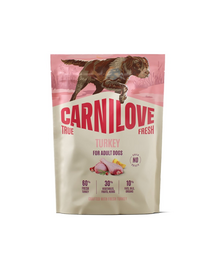 CARNILOVE True Fresh Dog Turkey Adult 1,5kg sucha karma ze świeżym indykiem dla dorosłych psów