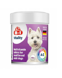 Vitality Multiwitamin dla psów małych ras 70 tabl.