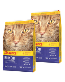 JOSERA Daily Cat 20 kg (2 x 10 kg) bezzbożowa karma dla dorosłych kotów