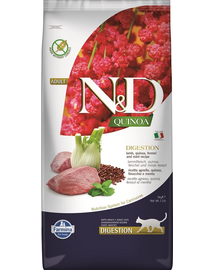 N&D CAT QUINOA DIGESTION LAMB & FENNEL 5 kg