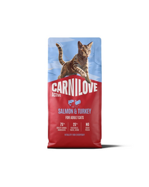 CARNILOVE Active Cat Salmon and Turkey Adult 6 kg łosoś i indyk, dla wszystkich kotów dorosłych