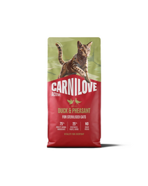 CARNILOVE Active Cat Duck and Pheasant Sterilised 6 kg kaczka i bażant, dla kotów sterylizowanych