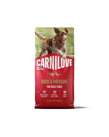 CARNILOVE Active Dog Duck and Pheasant Adult 12 kg kaczka i bażant, dla dorosłych psów