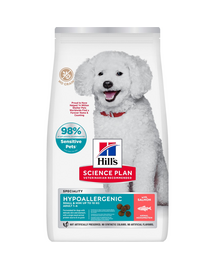 HILL'S Science Plan Canine Adult Mini Small Hypoallergenic Salmon 6kg közepes testű felnőtt kutyák számára lazaccal
