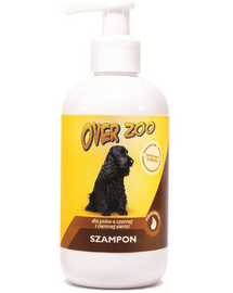 OVER ZOO Sampon sötét és fekete színű szőrzet ápolásához 250 ml