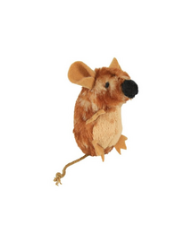 TRIXIE Játék álló, barna egér (hanggal) 8 cm