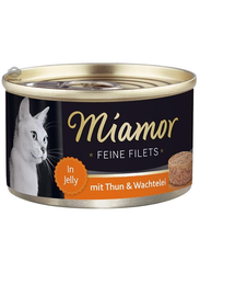 MIAMOR Feine Filets tonhal és fürjtojás 100 g