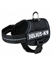 TRIXIE Hám Julius-K9 harness M - L 58–76 cm fekete