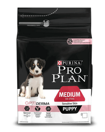 PURINA Pro Plan Medium Puppy Sensitive Skin OptiDerma lazac 3 kg