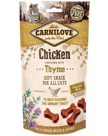 CARNILOVE Semi moist snacks delikatne przysmaki z kurczakiem i tymiankiem 50 g