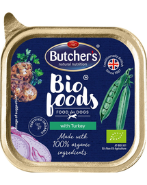 BUTCHER'S BIO foods pulyka 150 g-os tálca