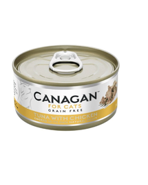 CANAGAN Cat Tuna with Chicken 75 g nedves macskaeledel tonhal csirkével