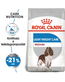 ROYAL CANIN MEDIUM LIGHT WERIGHT CARE - száraz táp hízásra hajlamos, közepes testű felnőtt kutyák részére 9 kg