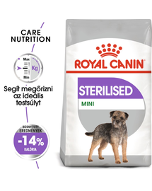 ROYAL CANIN MINI STERILISED - száraz táp ivartalanított, kistestű felnőtt kutyák részére 8 kg