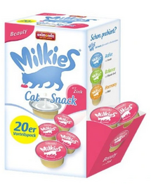 ANIMONDA Milkies Beauty tejföl macskáknak 20x15g
