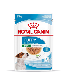 ROYAL CANIN MINI PUPPY - nedves táp kistestű kölyök kutya részére 85g