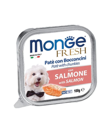MONGE Fresh Dog Lazacpástétom 100 g