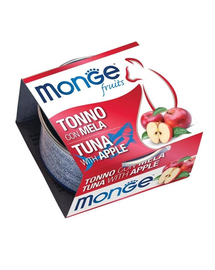 MONGE Fruit Cat Tonhal és alma 80 g