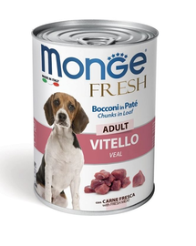 MONGE Fresh Adult kutyakonzerv borjús 400 g