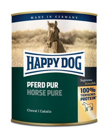 HAPPY DOG Wild Pur nedves takarmány lóhússal 800 g