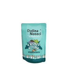 DOLINA NOTECI Superfood pisztráng és tonhal 85g nedves macskaeledel