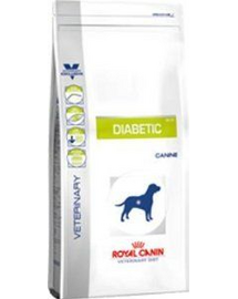 ROYAL CANIN Vet Dog Diabetic Felnőtt cukorbeteg kutyák számára 12 kg + 12 x Diabetic Nedves eledel 410 g