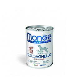 MONGE Monoprotein Solo Dog Bárány 400 g