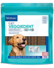 VIRBAC Veggiedent Fresh L (>30 kg) kutyarágó 15 db