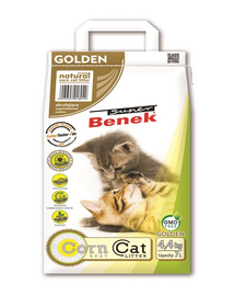 BENEK Super Corn Cat Golden Természetes kukorica macskaalom 7 l x 2 (14 l)