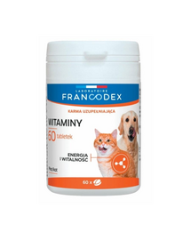 FRANCODEX Vitaminok kutyáknak és macskáknak 60 tabletta