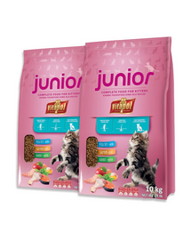 VITAPOL Junior Szárazeledel cicáknak baromfival, lazaccal és nyúllal 20 kg (2x10kg)