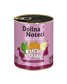 DOLINA NOTECI Premium SuperFood kacsa fürjjel 800 g