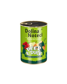 DOLINA NOTECI Premium SuperFood szarvas és kacsa 400 g
