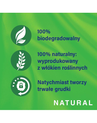 CATSAN Natural 8l csomós macskaalom