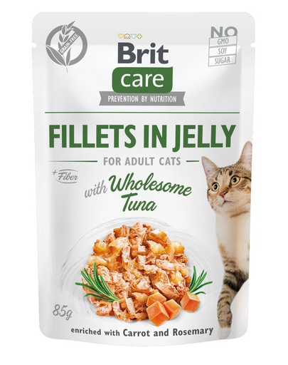 BRIT Care Cat Fillets in Jelly Wholesome Tuna 85 g