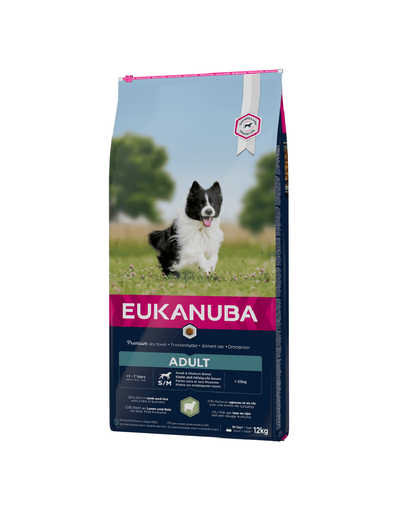EUKANUBA Adult Small - Medium Breeds Lamb - Rice 12 kg