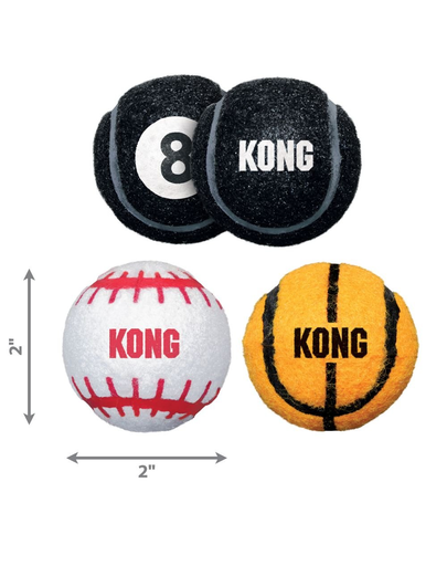 KONG Sport Balls 3 darabok S kutyalabda