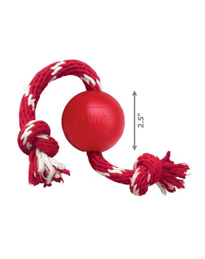KONG Ball with Rope S