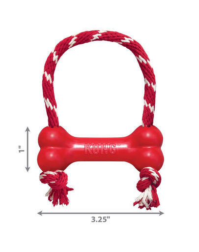 KONG Goodie Bone with Rope XS 9 cm