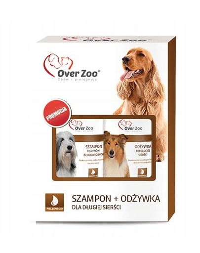 OVER ZOO Sampon és kondicionáló készlet hosszú szőrű kutyáknak