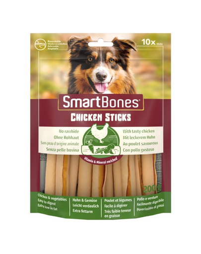 SMART BONES Chicken Sticks 10 db  csirkés rudak  kutyáknak