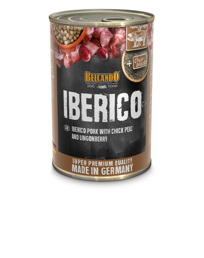 BELCANDO Super Premium Iberico sertés, csicseriborsó és áfonya 6 x 400 g