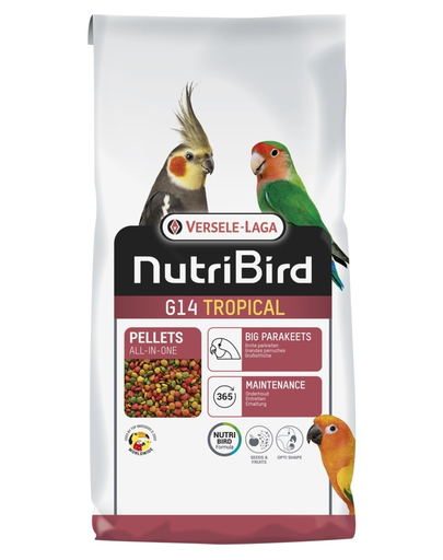 VERSELE-LAGA NutriBird G14 Tropical 1 kg eledel közepes méretű papagájok számára