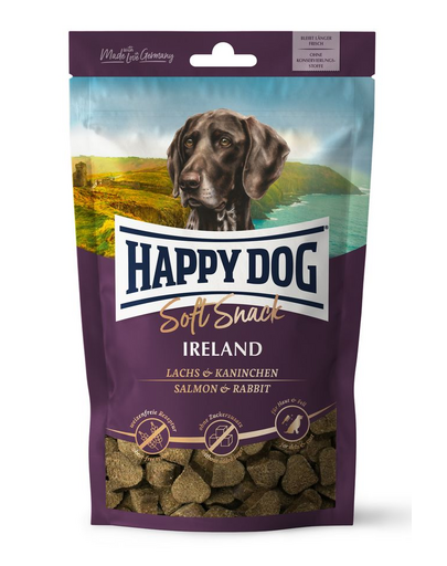 HAPPY DOG Soft Snack Ireland 100 g łosoś i królik