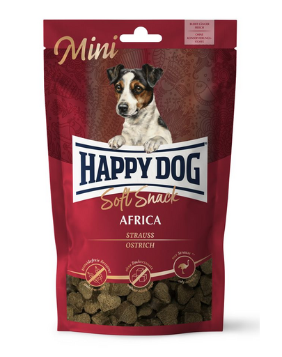HAPPY DOG Soft Snack Mini Africa 100 g struś