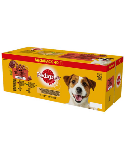 PEDIGREE Adult mokra karma dla psa mix smaków 40 x 100 g saszetki