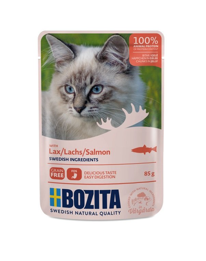 BOZITA Salmon Lazac zselében macskáknak 85 g
