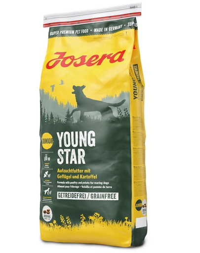 JOSERA Dog Junior Youngstar Grainfree 15 kg kölyökkutyáknak, búza nélkül